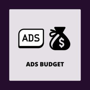 ads budget