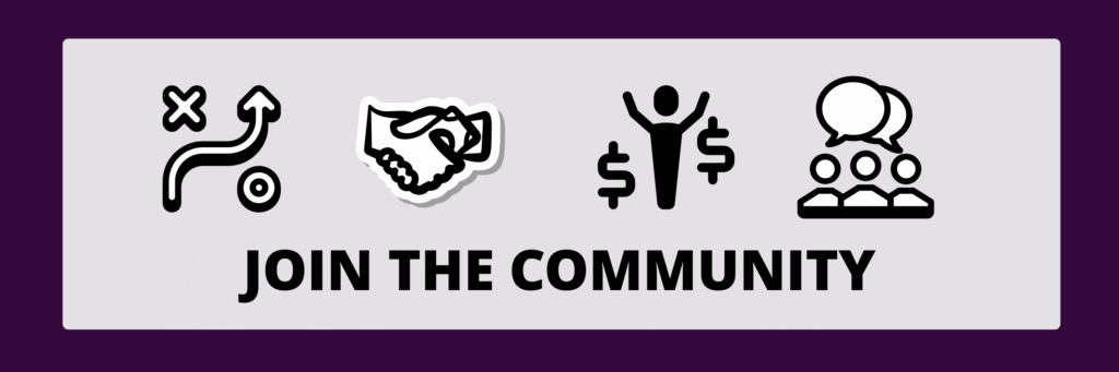 JOIN THE COMMUNITY POSTER